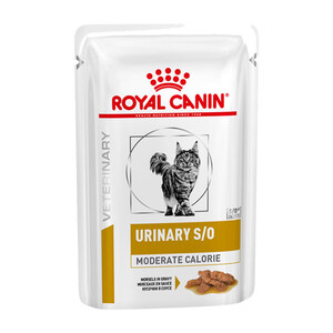 Вологий дієтичний корм Royal Canin Urinary S/O Moderate Calorie для котів при захворюваннях сечовивідних шляхів