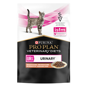Вологий корм Pro Plan Veterinary Diets UR Urinary для лікування хвороб сечовидільної системи (лосось)