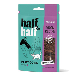 Half&Half ласощі для дорослих собак з качкою