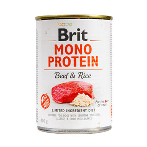 Вологий корм Brit Mono Protein (яловичина і рис)