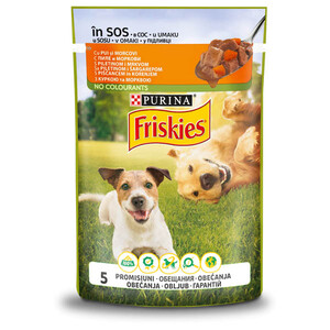 Вологий корм Friskies (курка та морква)