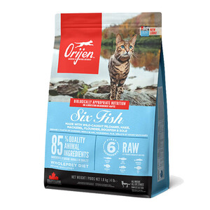 Сухий корм Orijen Six Fish Cat для котів всіх порід і всіх стадій життя