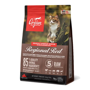 Сухий корм Orijen Regional Red Cat для котів всіх порід та всіх стадій життя