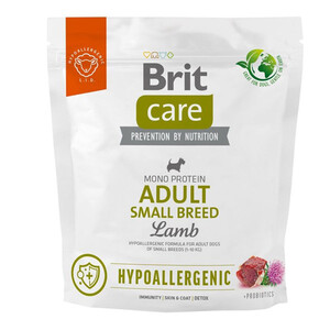 Сухий гіпоалергенний корм Brit Care Dog Hypoallergenic для собак малих порід (ягня)