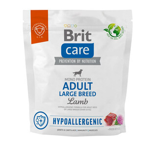 Сухий гіпоалергенний корм Brit Care Dog Hypoallergenic Large Breed для собак великих порід (ягня)