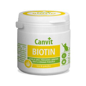 Canvit Biotin вітаміни для котів для шкіри та шерсті