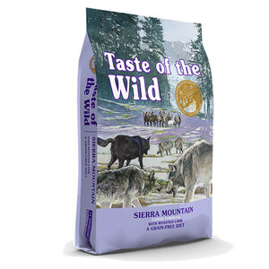 Taste of the Wild Sierra Mountain сухий беззерновий корм для собак з ягням