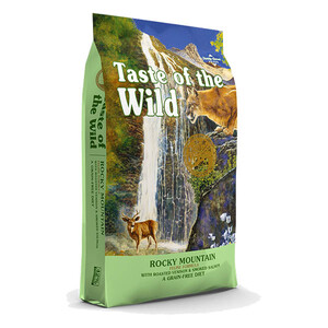 Taste of the Wild Rocky Mountain сухий беззерновий корм для котів з косулею та лососем