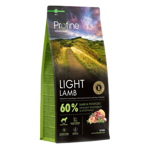 Profine Light Lamb сухий корм для собак з надмірною вагою (ягня та картопля)