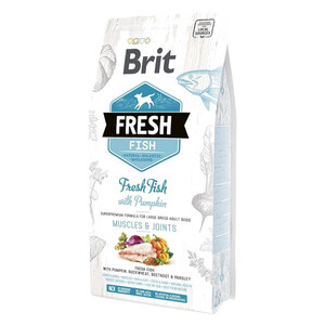 Brit Fresh Fish & Pumpkin Adult Large сухий корм для дорослих собак великих порід з рибою та гарбузом