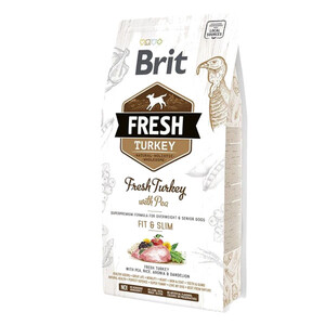 Brit Fresh Turkey & Pea Adult сухий корм для дорослих собак з надмірною вагою з індичкою та горохом
