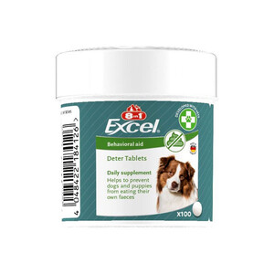 8in1 Excel Deter вітаміни для цуценят та дорослих собак від копрофагії