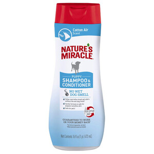 8in1 Nature’s Miracle шампунь-кондиціонер для цуценят з ароматом бавовни