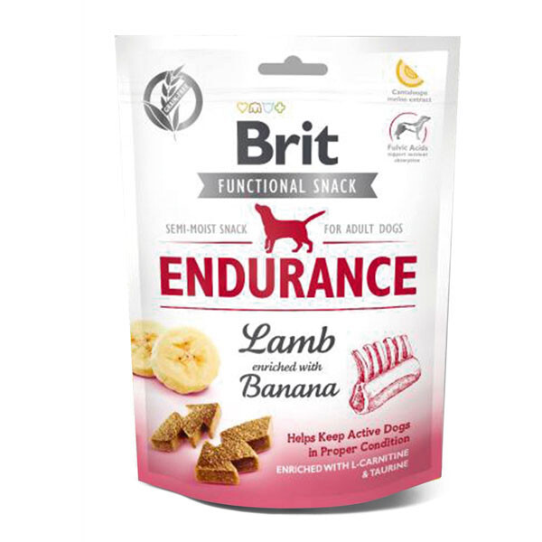 Brit Care Endurance ласощі для підтримки здоров'я та імунітету (ягня та банан) 150 г