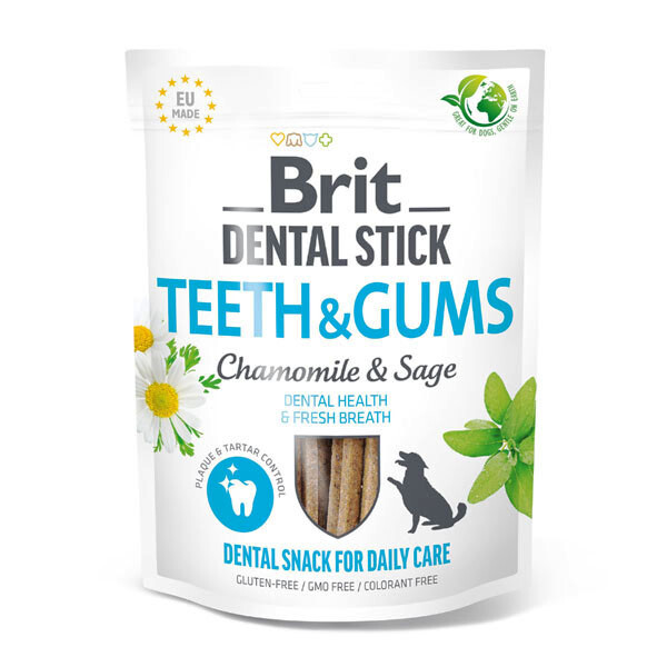 Brit Care Stick Teeth ласощі для здоров'я зубів і ясен  251 г