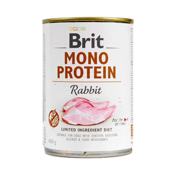Вологий корм Brit Mono Protein (кролик) 400 г