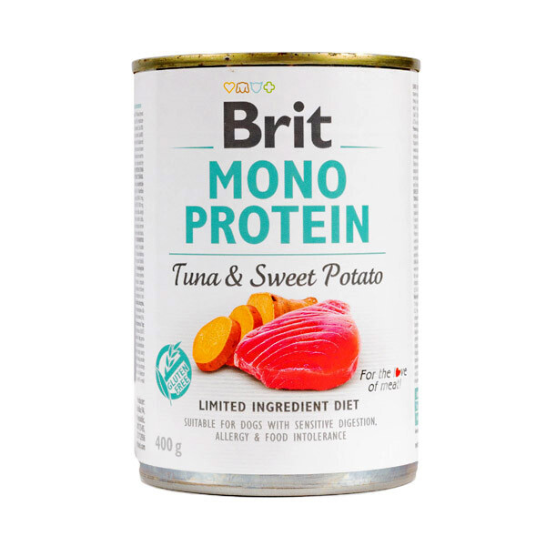Вологий корм Brit Mono Protein (тунець і батат) 400 г