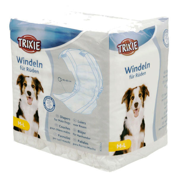 Trixie підгузки для собак M-L 12 шт