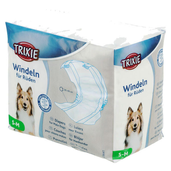 Trixie підгузки для собак S-M 12 шт