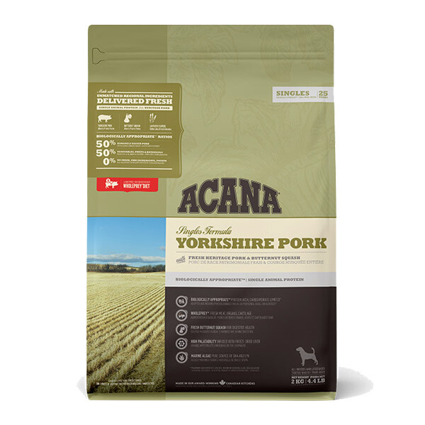 Acana Yorkshire Pork Сухий корм для всіх порід та стадій життя 2 кг