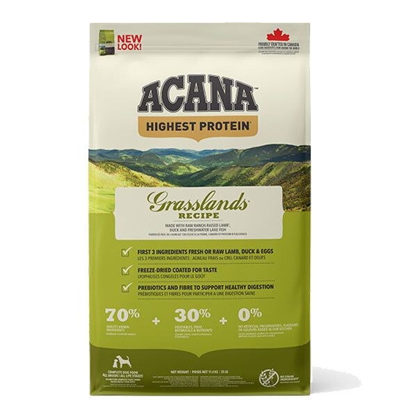 Acana Grasslands Dog Сухий корм для собак всіх порід та стадій життя 11.4 кг