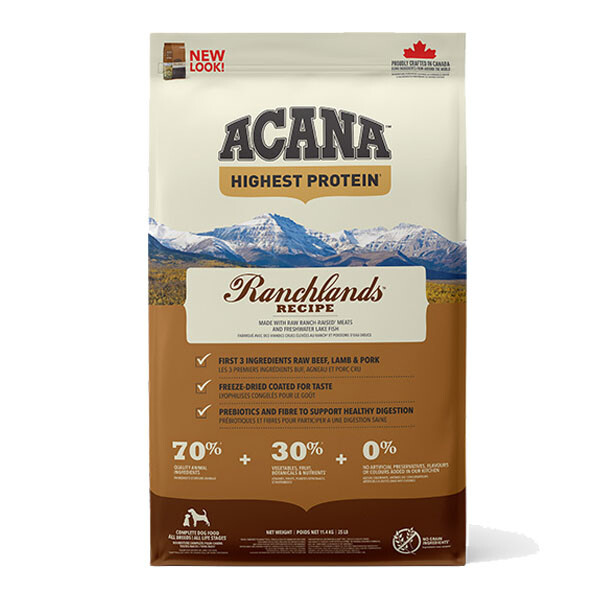 Acana Ranchlands Recipe Сухий корм для всіх порід та стадій життя 11.4 кг