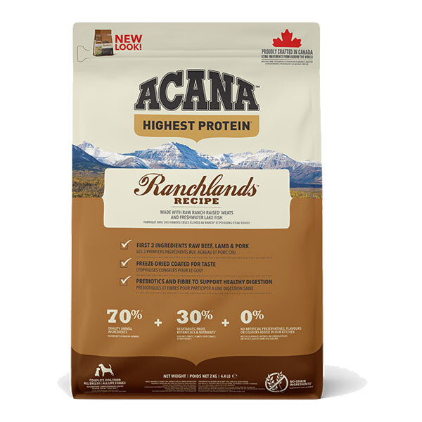 Acana Ranchlands Recipe Сухий корм для всіх порід та стадій життя 2 кг