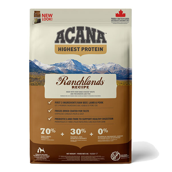 Acana Ranchlands Recipe Сухий корм для всіх порід та стадій життя 6 кг