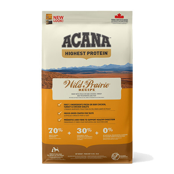 Acana Wild Prairie Dog Сухий корм для всіх порід та стадій життя 11.4 кг