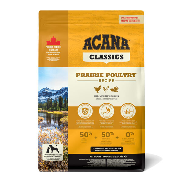 Acana Prairie Poultry Recipe Сухий корм для всіх порід та стадій життя 2 кг