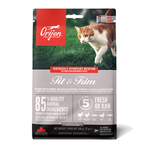 Orijen Fit&Trim Сухий корм для котів з надмірною вагою 340 г