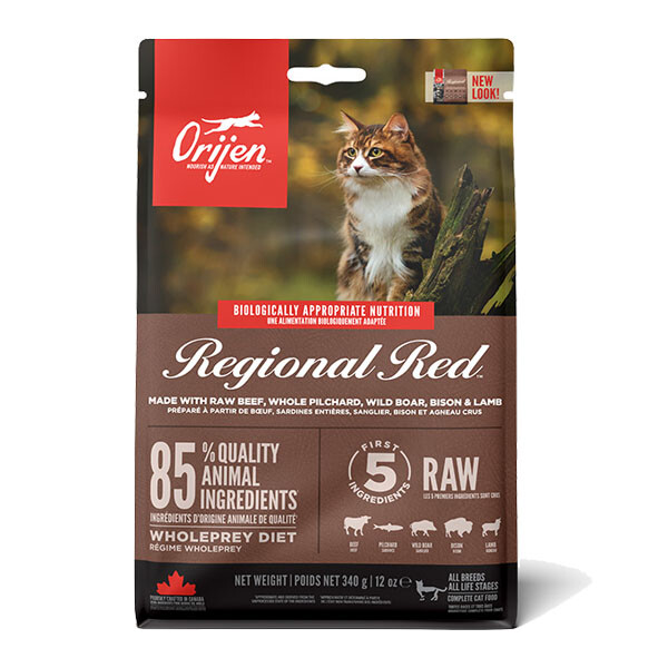 Сухий корм Orijen Regional Red Cat для котів всіх порід та всіх стадій життя 340 г
