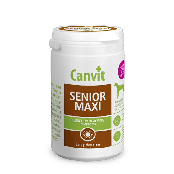 Canvit Senior Maxi вітаміни для уповільнення ознак старіння у собак 230 г