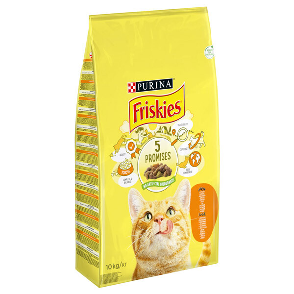 Friskies Сухий корм (курка та овочі) 10 кг