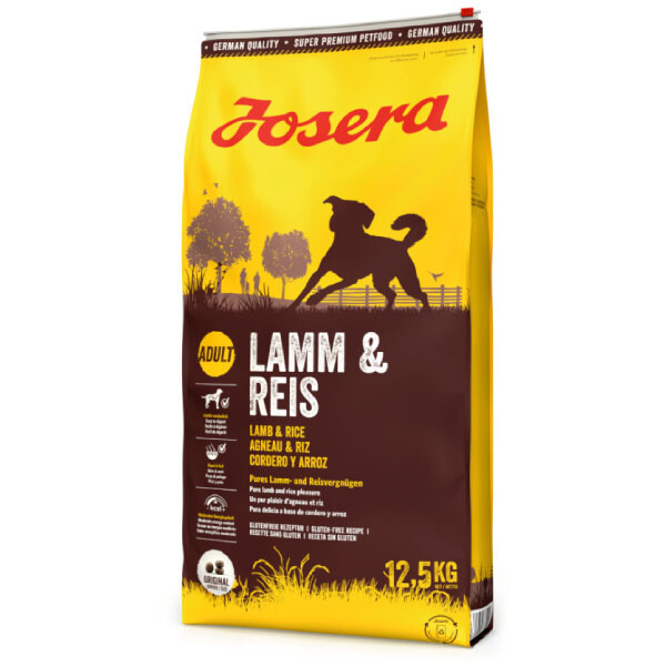 Сухий корм Josera Lamm&Reis для дорослих собак (ягня та рис) 12.5 кг