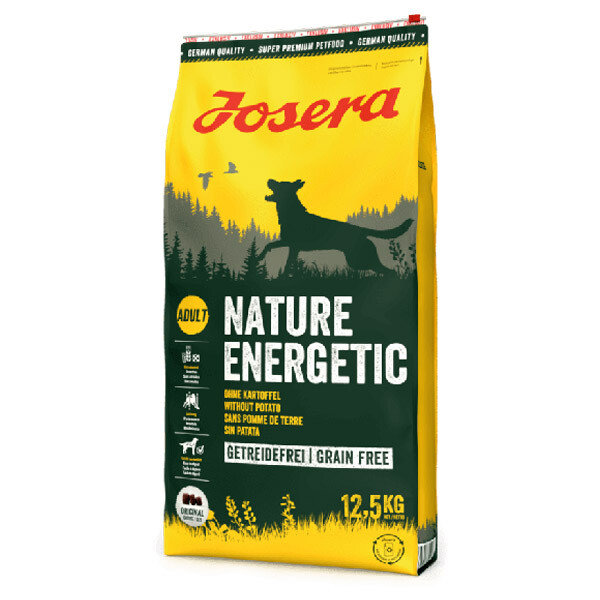 Сухий беззерновий корм Josera Nature Energetic для дорослих собак  12.5 кг