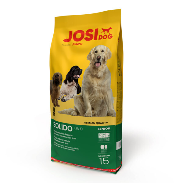 Сухий корм Josera JosiDog Solido для собак похилого віку та малоактивних собак 15 кг