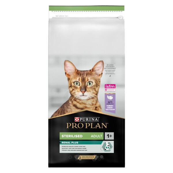 Pro Plan RENAL PLUS Сухий корм для підтримки нирок в стерилізованих котів Індичка (індичка) 14 кг