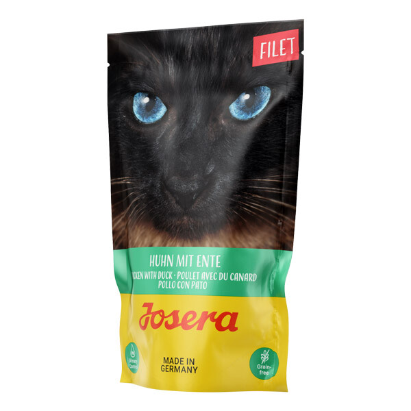 Вологий беззерновий корм Josera Filet зі шматочками курятини з качкою 70 г