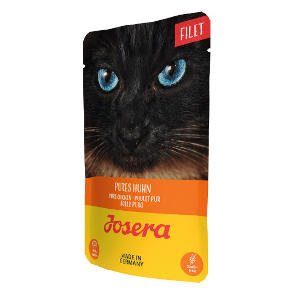 Вологий беззерновий корм Josera Filet зі шматочками курятини в бульйоні 70 г