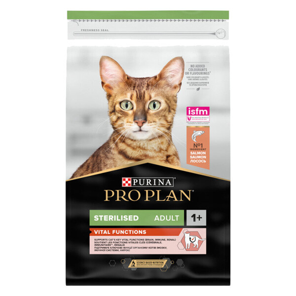 Pro Plan Vital Functions Сухий корм для стерилізованих котів Лосось 10 кг