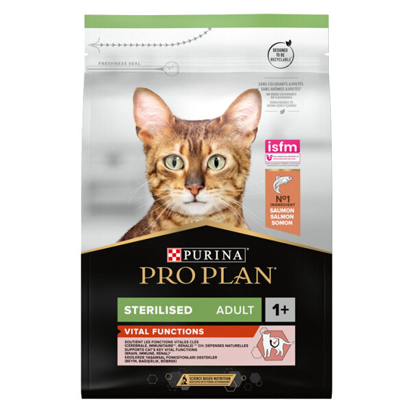 Pro Plan Vital Functions Сухий корм для стерилізованих котів Лосось 3 кг