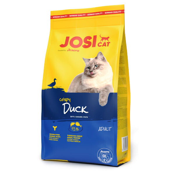 Сухий корм JosiCat Crispy Duck для дорослих котів (качка) 10 кг