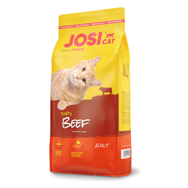 Сухий корм JosiCat Tasty Beef для дорослих котів (яловичина) 650 г