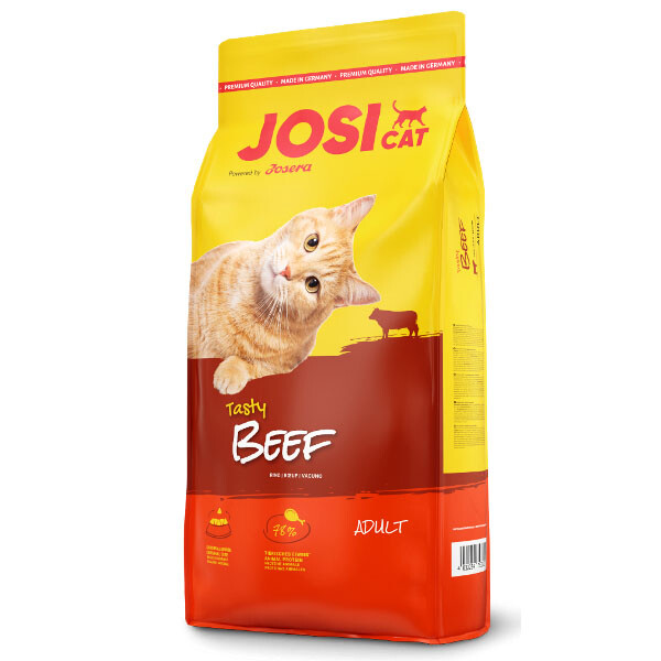 Сухий корм JosiCat Tasty Beef для дорослих котів (яловичина) 1.9 кг