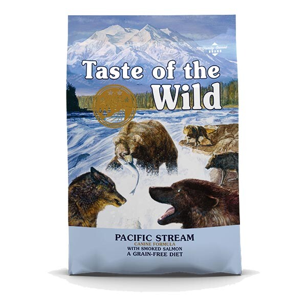 Taste of the Wild Pacific Stream сухий беззерновий корм для дорослих собак усіх порід з лососем 12.2 кг