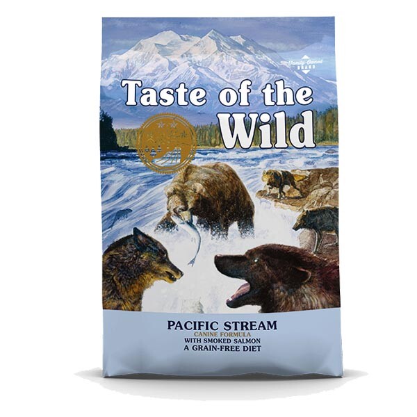 Taste of the Wild Pacific Stream сухий беззерновий корм для дорослих собак усіх порід з лососем 18 кг