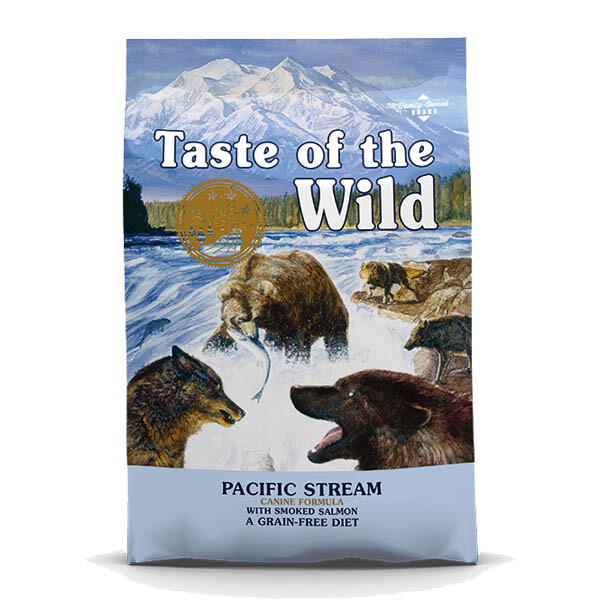 Taste of the Wild Pacific Stream сухий беззерновий корм для дорослих собак усіх порід з лососем 2 кг