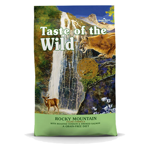 Taste of the Wild Rocky Mountain сухий беззерновий корм для котів з косулею та лососем 2 кг