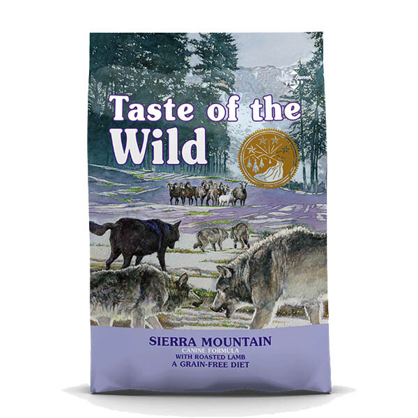 Taste of the Wild Sierra Mountain сухий беззерновий корм для собак з ягням 2 кг